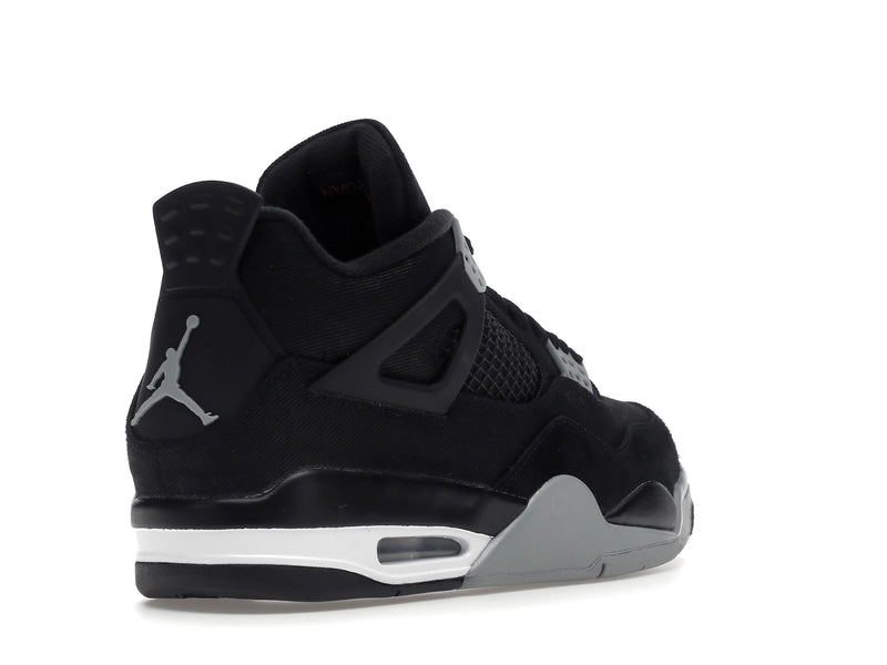 Air Jordan 4 Retro SE Black Canvas - Black/Light Steel Grey/White/Fire Red - DH7138-006 - 31