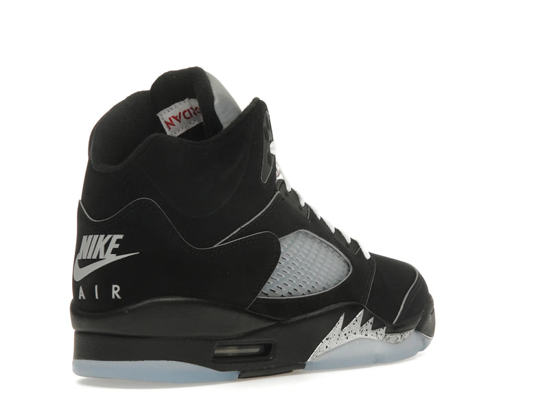 Air Jordan 5 Retro OG Black Metallic Reimagined - Black/White-Metallic Silver-Fire Red - HF3975-001 - 31