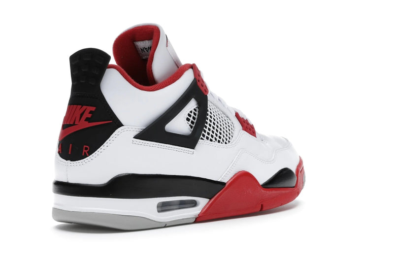 Air Jordan 4 Retro Fire Red (2020) - White/Black-Tech Grey-Fire Red - DC7770-160 - 31