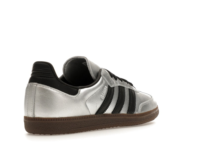 adidas Samba OG Silver Metallic Black Gum (Women's) - Silver Metallic/Core Black/Gum 5 - JI4218 - 31