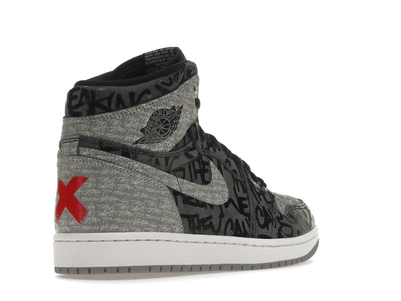 Air Jordan 1 Retro High OG Rebellionaire - Black/White-Particle Grey - 555088-036 - 31