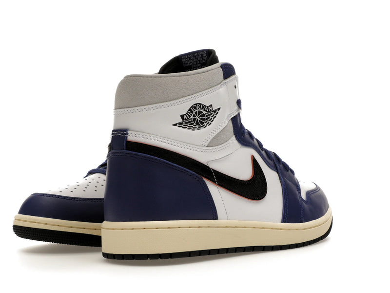 Air Jordan 1 Retro High OG Rare Air - White/Black-Neutral Grey-Deep Royal Blue-Muslin - DZ5485-100 - 31