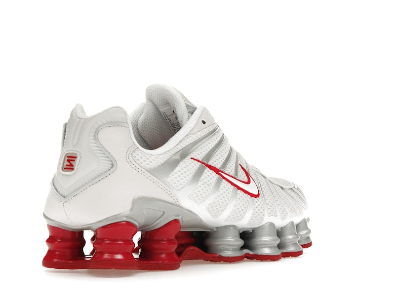 Nike Shox Tl Gym Red - Platinum Tint/White/Gym Red - FZ4344-001 - 31