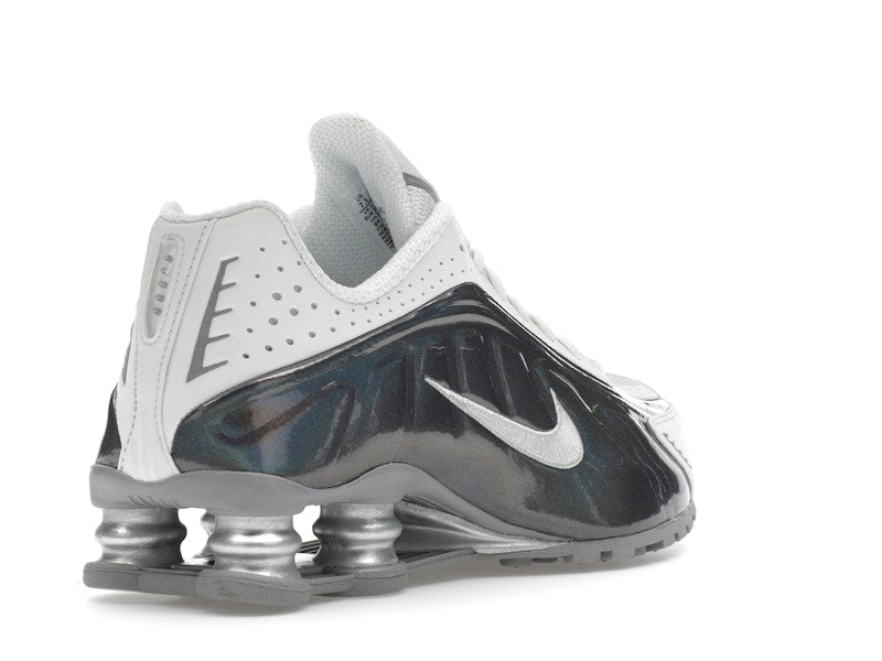 Nike Shox R4 White Iridescent - Summit White/Hydrangeas/Metallic Silver/Summit White - IB7703-100 - 31