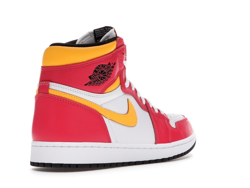 Air Jordan 1 Retro High OG Light Fusion Red - Light Fusion Red/White-Laser Orange-Black - 555088-603 - 31