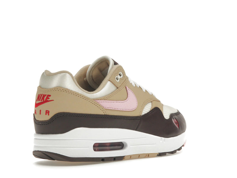 Nike Air Max 1 Valentines Day (2024) - Sail/Light Soft Pink/Coconut Milk/Varsity Red/Baroque Brown - FZ4346-200 - 31
