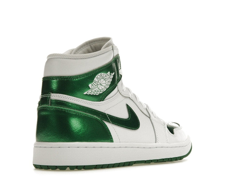 Air Jordan 1 Retro High Golf Metallic Green - White/Pine Green - DQ0660-130 - 31