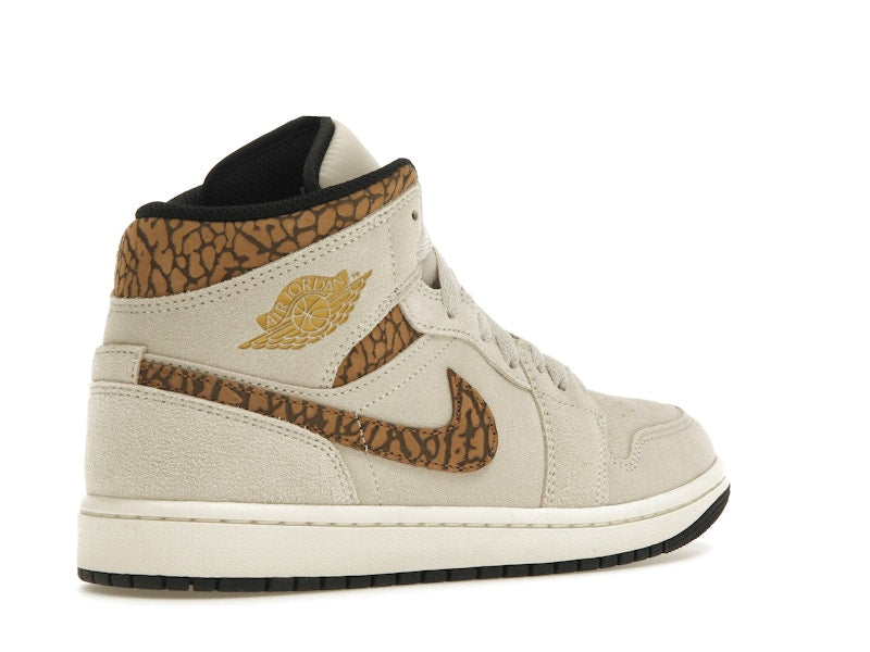 Air Jordan 1 Mid SE Brown Elephant - vue 32