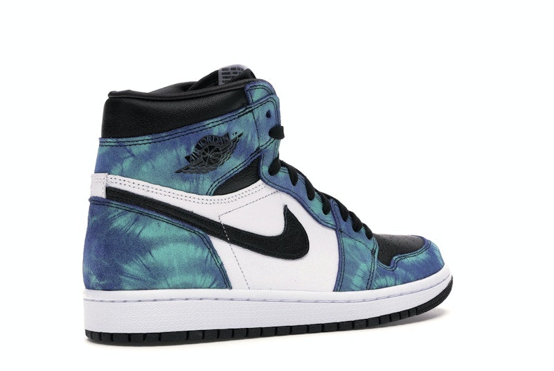 Air Jordan 1 Retro High Tie Dye (W) - White/Black-Aurora Green - CD0461-100 - 32