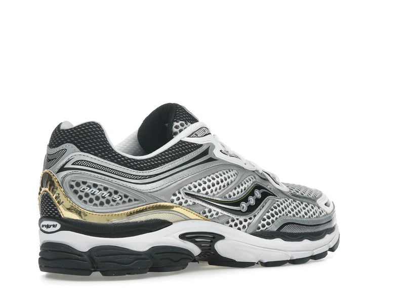 Saucony Progrid Omni 9 White Black Silver Gold - Silver/Gold - S70739-9 - 32