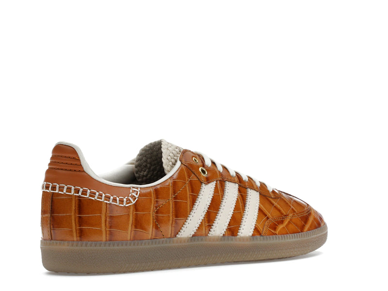 Adidas Samba Wales Bonner Brown Croc - Supplier Color/Wonder White/Night Brown - JH9826 - 32