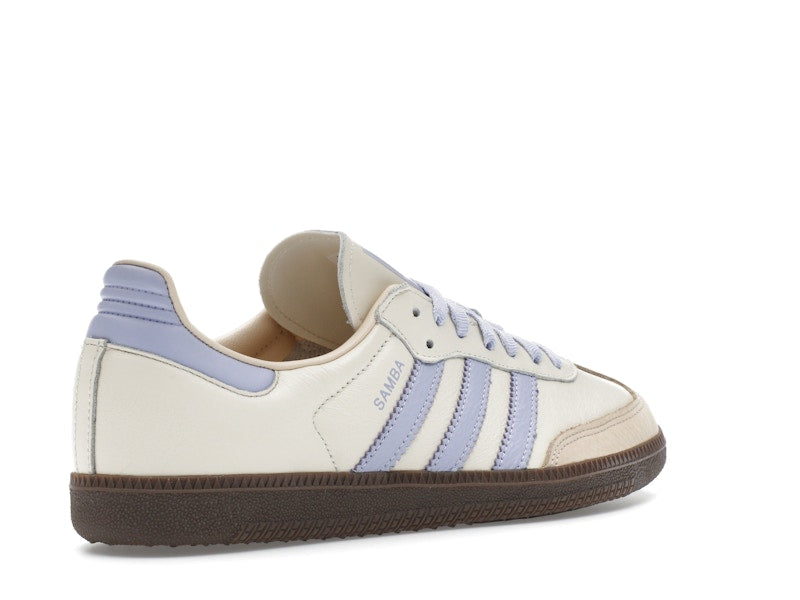 adidas Samba OG Cream White Violet (Women's) - Cream White/Violet Tone/Sand Strata - JI2678 - 32
