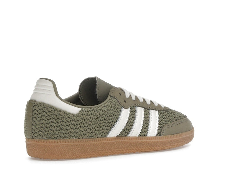 adidas Samba OG Crochet Pack Orbit Green (Women's) - Orbit Green/Cream White/Gum - JR9447 - 32