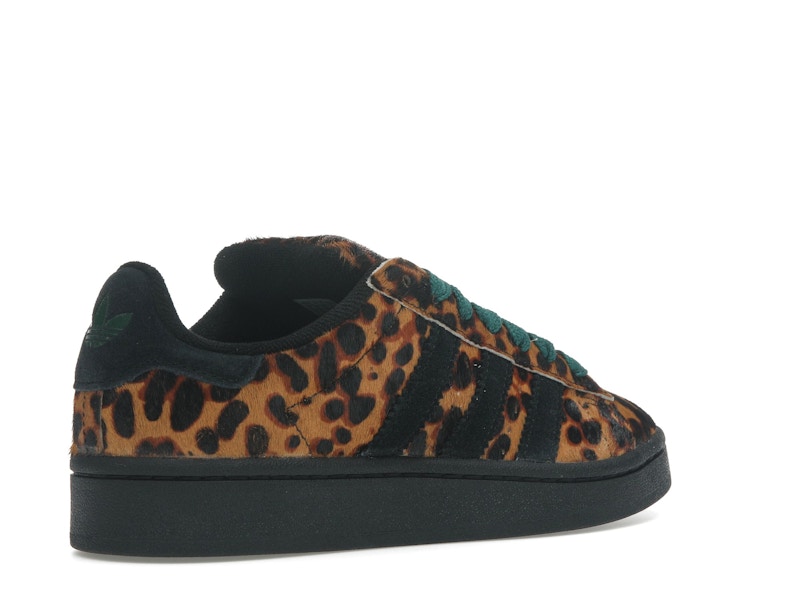 adidas Campus 00s Leopard Black (Women's) - Core White/Core Black/Footwear White - JH9768 - 32