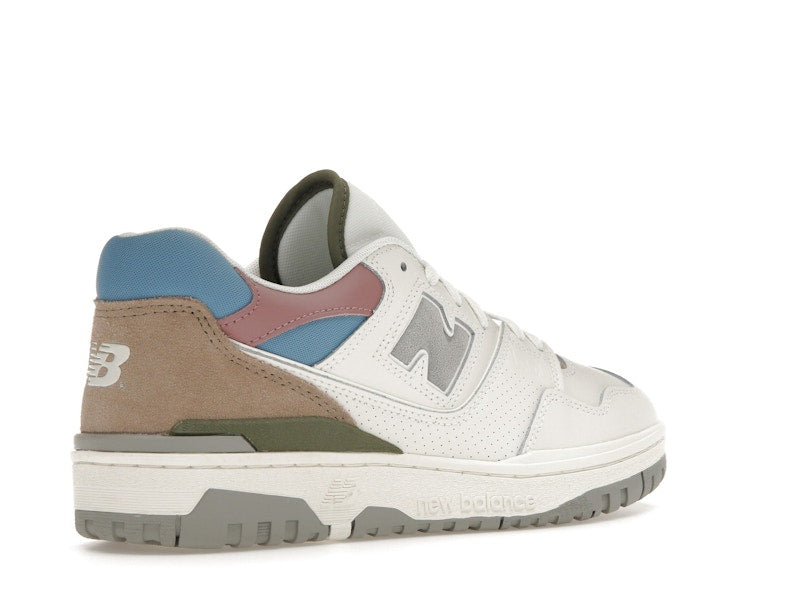 New Balance 550 Sea Salt Blue Laguna - Sea Salt/Blue Laguna/Dark Olivine - BB550PGA - 32