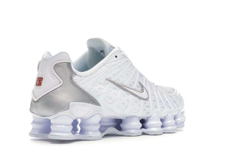 Nike Shox Tl White Metallic Silver - White/Metallic Silver-Max Orange-White - AV3595-100 - 32