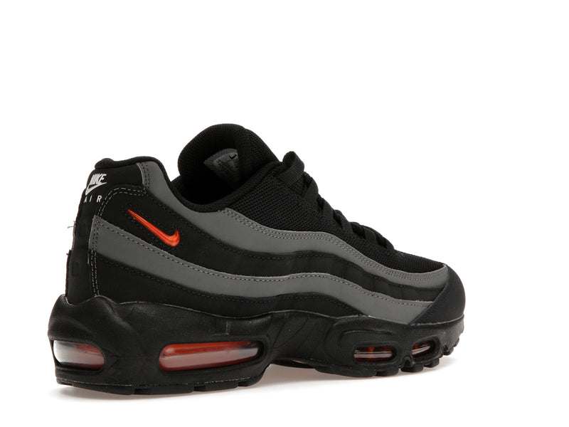 Nike Air Max 95 Black Grey Safety Orange - Black/Grey/Safety Orange - DX2657-001 - 32