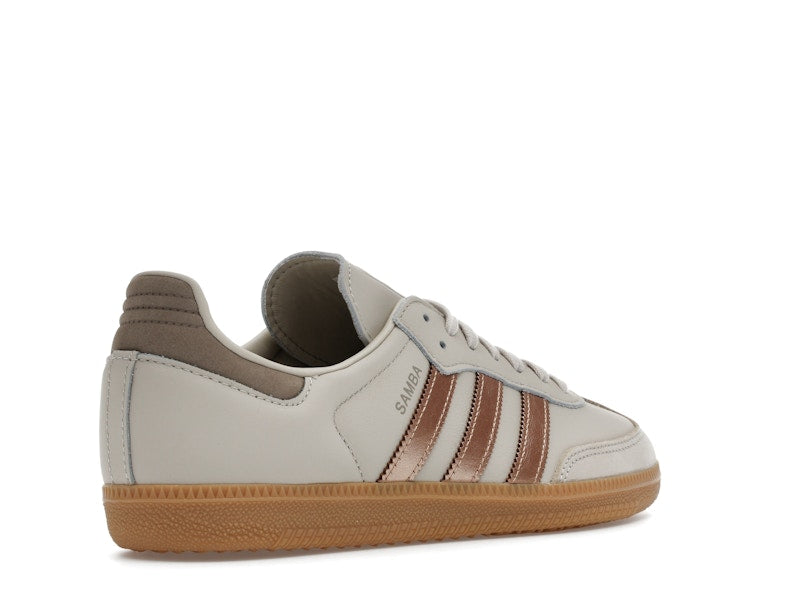 Adidas Samba OG Clear Brown Copper Metallic Putty Beige - Clear Brown/Copper Metallic/Putty Beige - JR7341 - 32