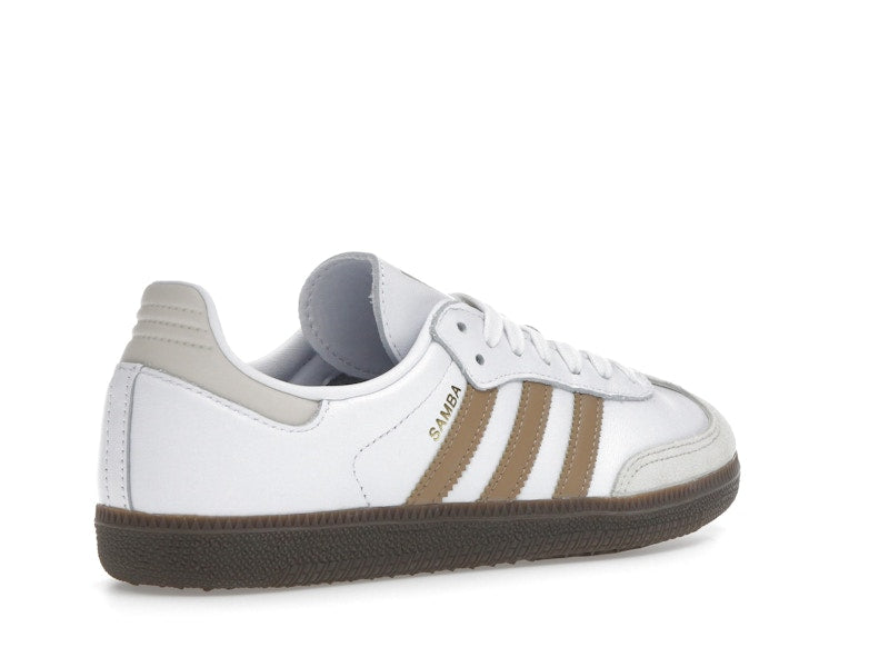 adidas Samba OG White Cardboard Gum - Cloud White/Cardboard/Gum - JR0912 - 32