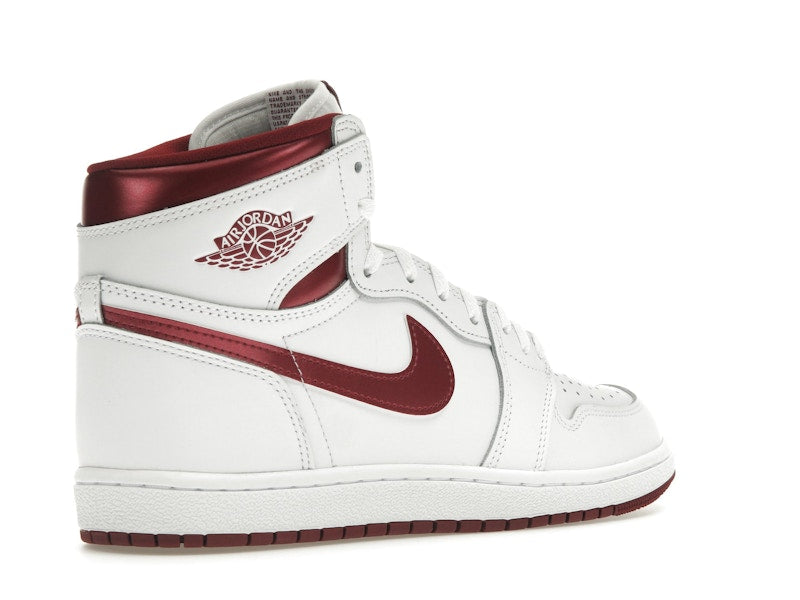 Air Jordan 1 Retro High 85 OG Metallic Burgundy - White/Team Red/White - BQ4422-161 - 32