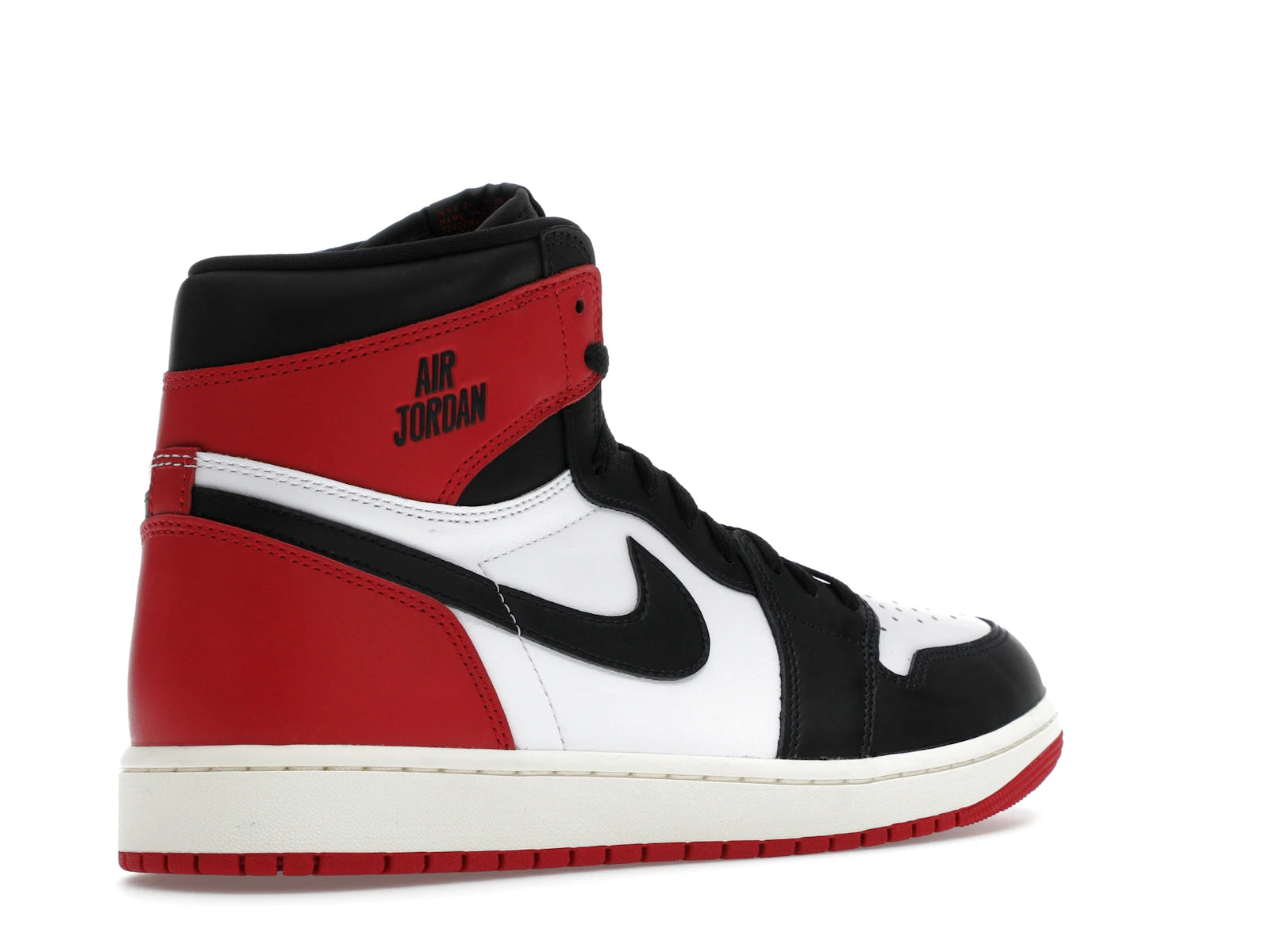 Air Jordan 1 Retro High OG Black Toe Reimagined - Black/Black/Varsity Red/White - DZ5485-106 - 32