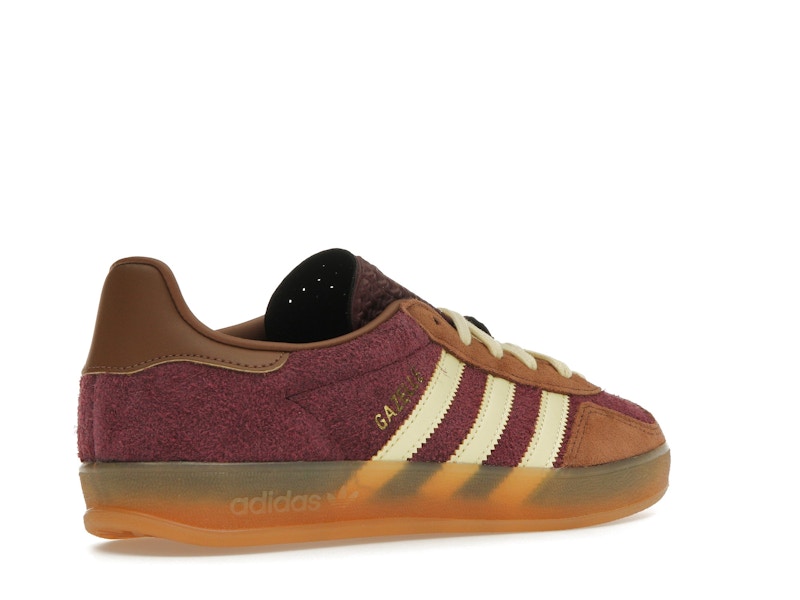 adidas Gazelle Indoor Maroon Almost Yellow - Maroon/Almost Yellow/Preloved Brown - JI0324 - 32