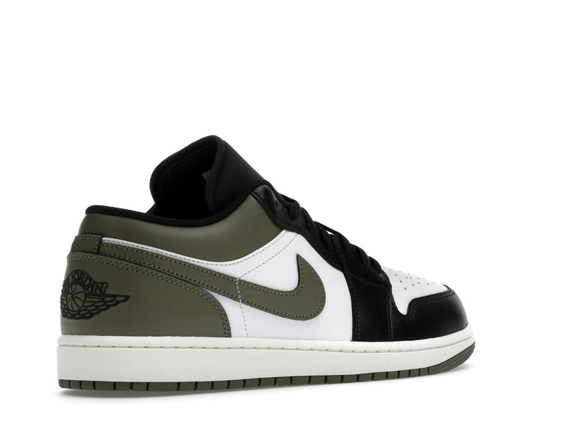 Air Jordan 1 Low Black Toe Medium Olive - Black/Medium Olive/White - 553558-092 - 32
