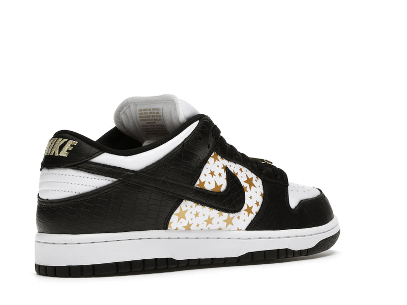 Nike SB Dunk Low Supreme Black - Black/Metallic Gold-White - DH3228-102 - 32