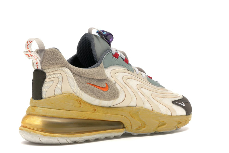 Nike Air Max 270 React Travis Scott - Light Cream/Dark Hazel-Mica Green-Starfish - CT2864-200 - 32