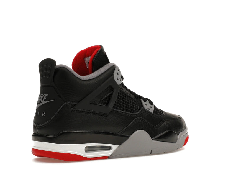 Air Jordan 4 Retro Bred Reimagined (GS) - Black/Cement Grey/Varsity Red/Summit White - FQ8213-006 - 32