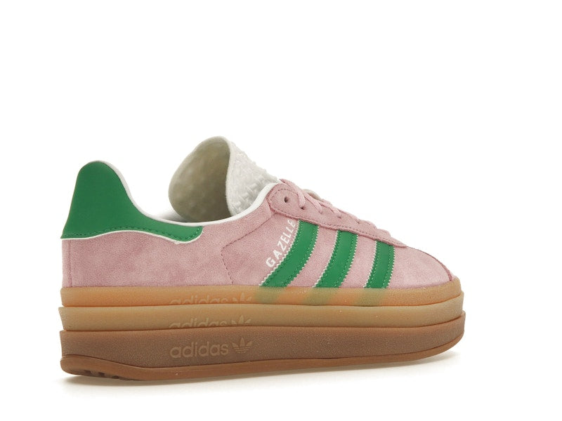 adidas Gazelle Bold True Pink (Women's) - True Pink/Green/Cloud White - IE0420 - 32