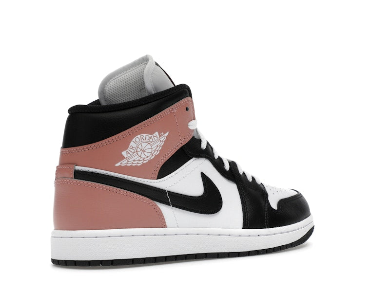 Air Jordan 1 Mid White Rust Pink Black - White/Rust Pink/Black - DQ8426-100 - 32