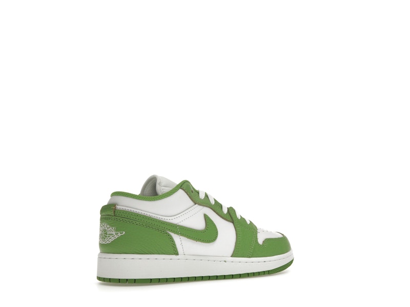 Air Jordan 1 Low Chlorophyll (GS) - White/Chlorophyll/Lightning - HF4779-100 - 32
