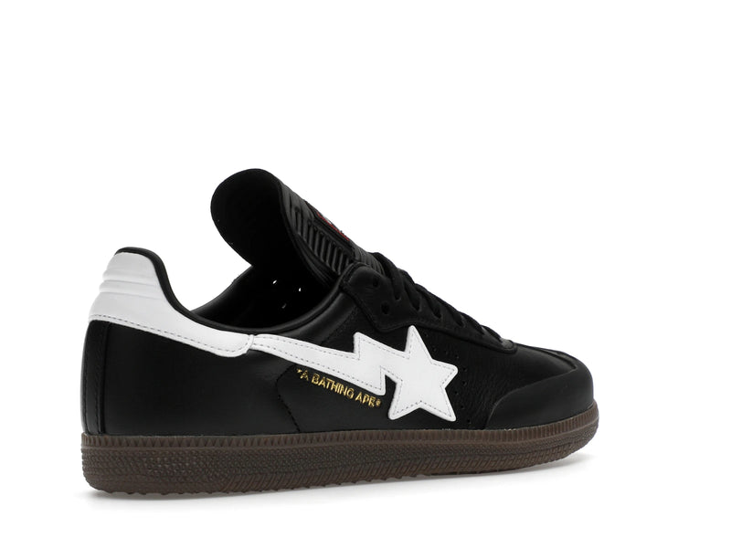 Adidas Samba Bape Black White Gum - Black/White/Gum - JR9246 - 32