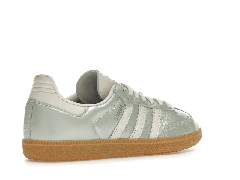 adidas Samba OG Linen Green Metallic (Women's) - Linen Green Metallic/Off White/Cyber Metallic - IG1965 - 32