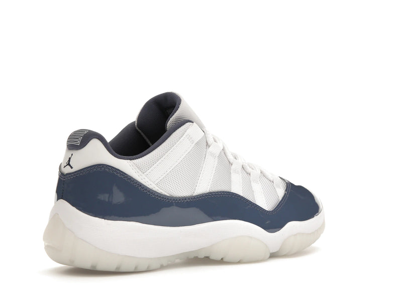Air Jordan 11 Retro Low Midnight Navy (2024) - White/Midnight Navy/Diffused Blue/Football Grey - FV5104-104 - 32