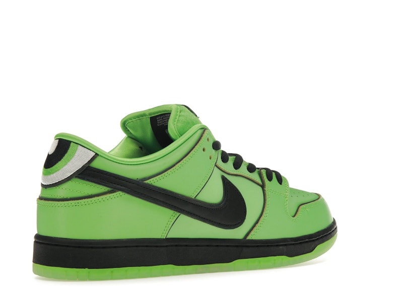 Nike SB Dunk Low The Powerpuff Girls Buttercup - Mean Green/Black/Lotus Pink - FZ8319-300 - 32