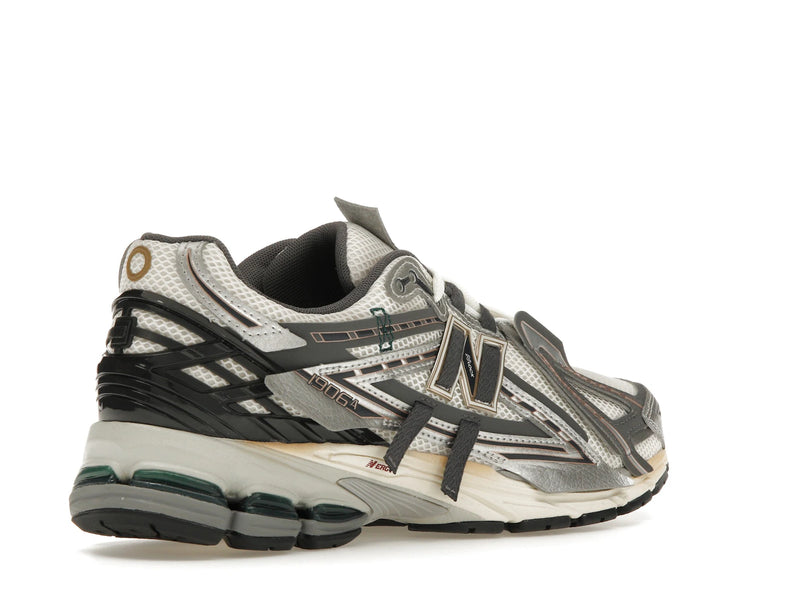 New Balance 1906a Silver Metalic Castlerock - Silver Metalic/Castlerock/Gold Metallic - M1906AD - 32