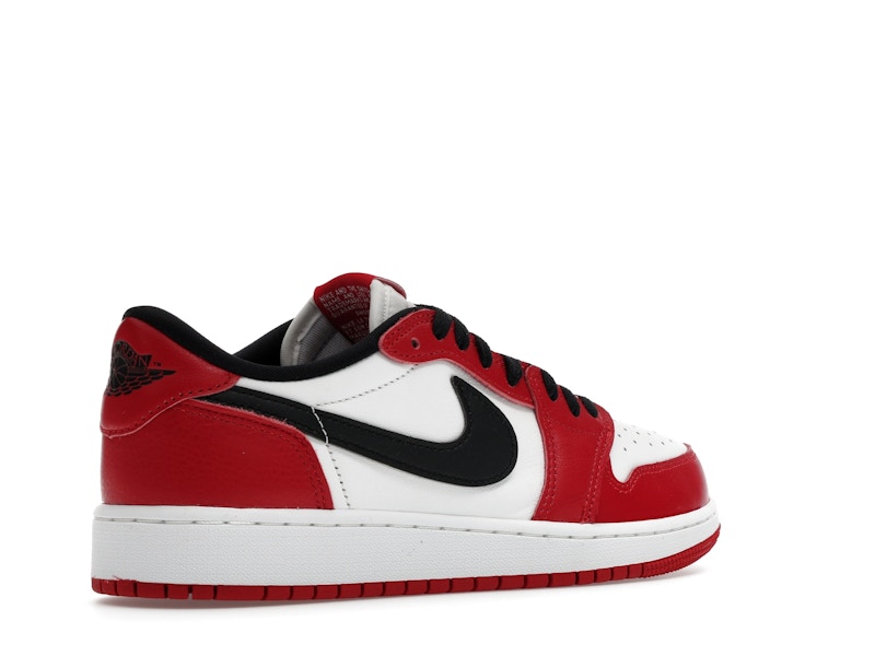 Air Jordan 1 Retro Low OG Chicago (2025) (GS) - Varsity Red/Black/Summit White - HQ6999-600 - 32