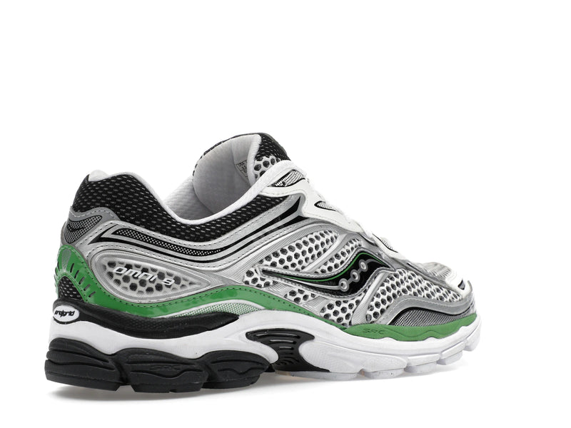 Saucony Progrid Omni 9 White Black Silver Green - Silver/Green - S70739-17 - 32