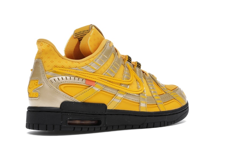 Nike Air Rubber Dunk Off White University Gold - view 32