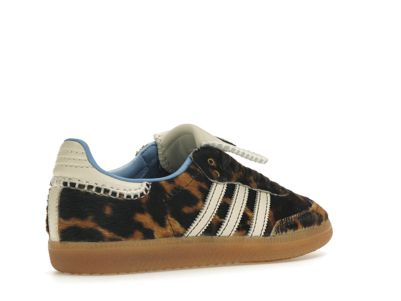 Adidas Samba Pony Wales Bonner Leopard - Dark Brown/Cream White - IE0578 - 32