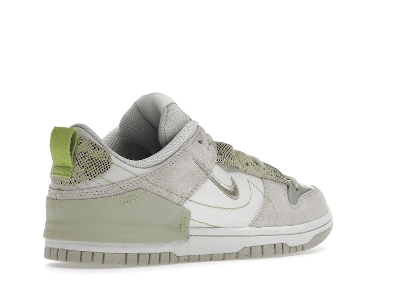 Nike Dunk Low Disrupt 2 Green Snake (Women's) - White/Off White/Green Snake - DV3206-001 - 32