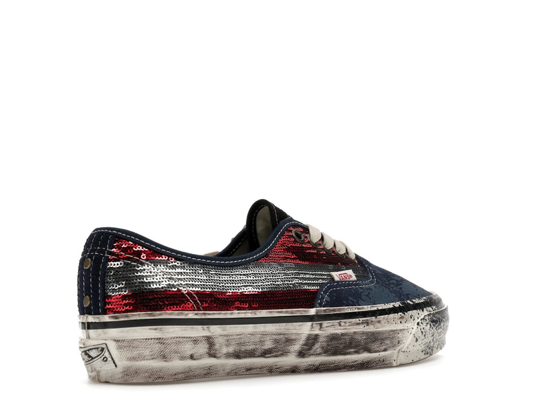 Vans Premium Authentic La Habana Red Navy - Red/Navy - VN000DB8Z11 - 32
