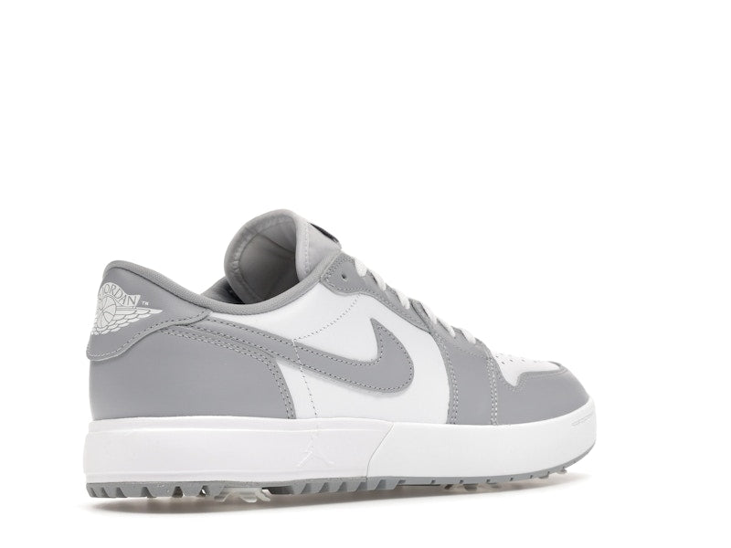 Jordan 1 Low Golf Spiked Wolf Grey White - vue 33