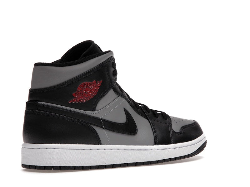 Air Jordan 1 Mid Shadow Red - Black/Gym Red-Particle Grey - 554724-096 - 32