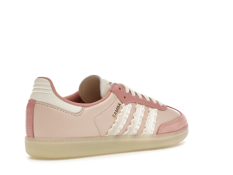 Adidas Samba Ruffle Stripes Pack Wonder Mauve Womens - Wonder Aqua/Off White/Wonder Mauve - JR8830 - 32