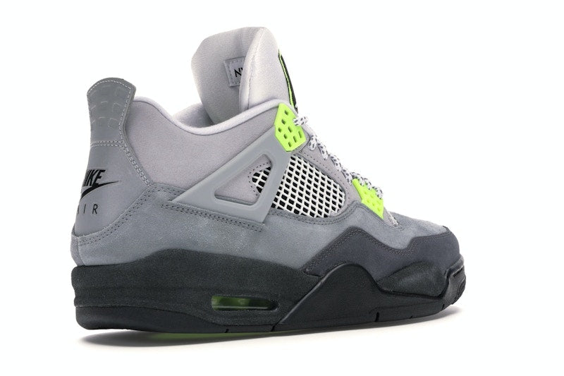Air Jordan 4 Retro SE Neon - Cool Grey/Volt-Wolf Grey-Anthracite - CT5342-007 - 32
