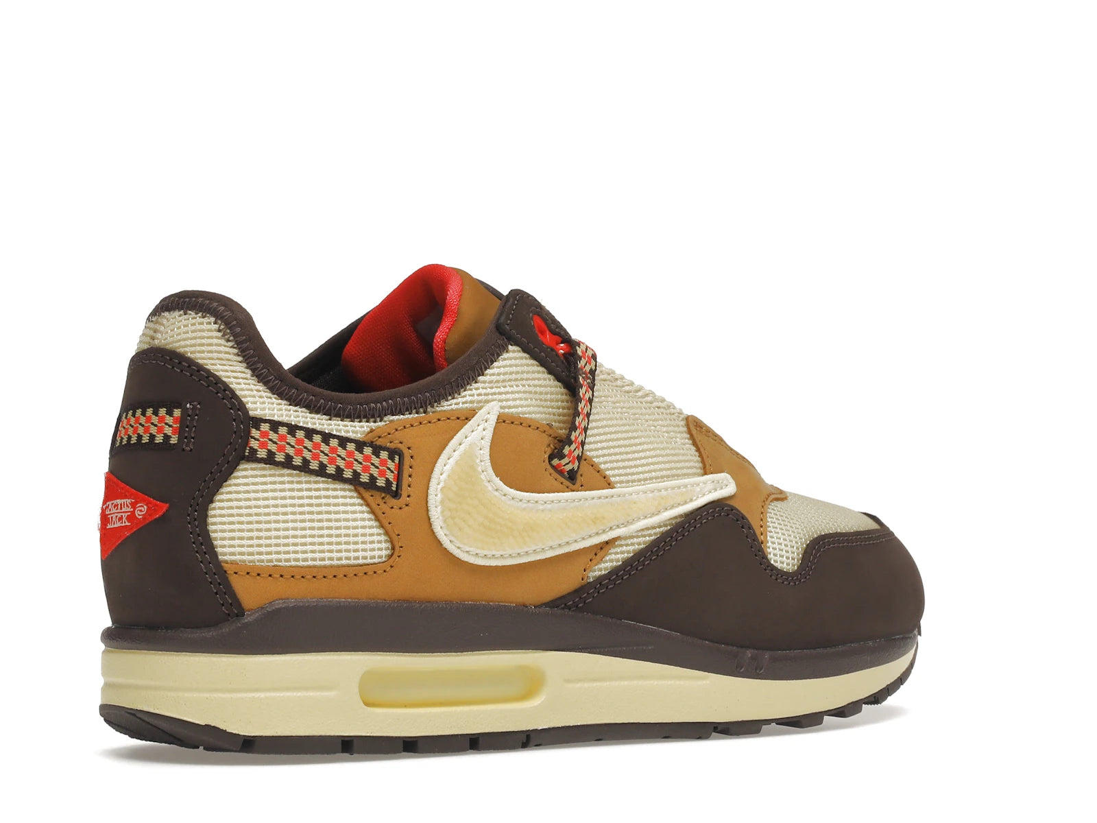 Nike Air Max 1 Travis Scott Baroque Brown - Baroque Brown/Lemon Drop-Wheat-Chile Red - DO9392-200 - 32