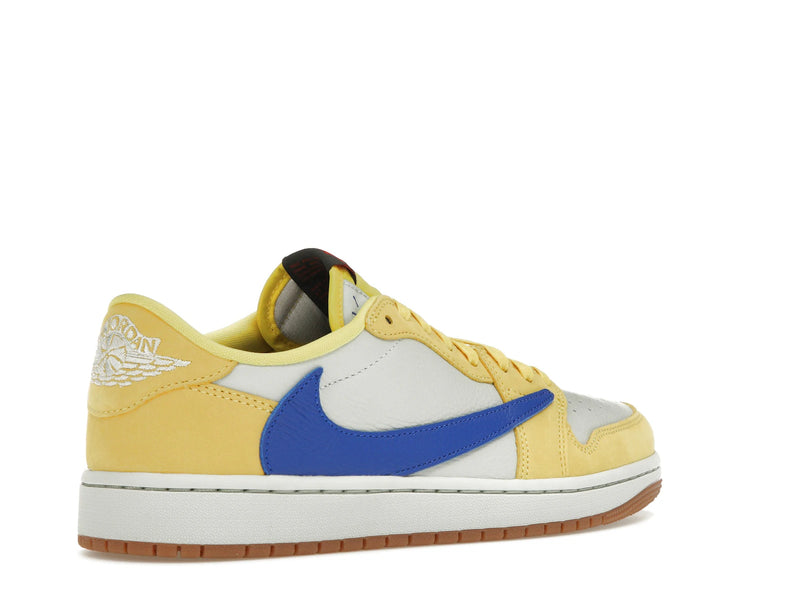 Air Jordan 1 Retro Low OG SP Travis Scott Canary - Canary/Racer Blue/Light Silver/Gum Medium Brown - DZ4137-700 - 32